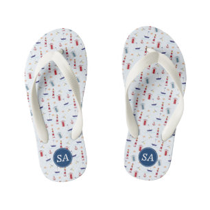 Nautical Back to School & Dorm Essentials Kid's Jandals