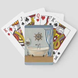Nautical Bathroom Playing Cards