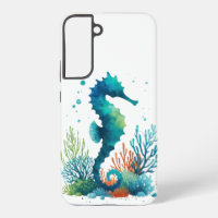 nautical/beach/coastal seahorse art