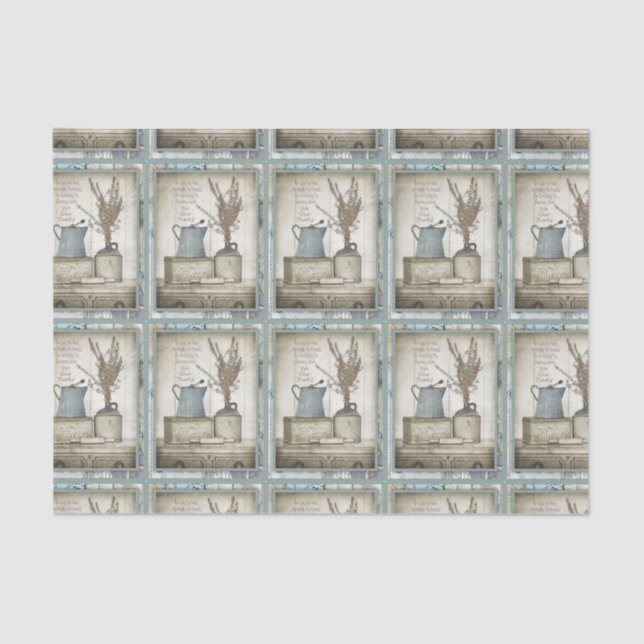 Nautical Beach Design Series 17 Tissue Paper (Front)