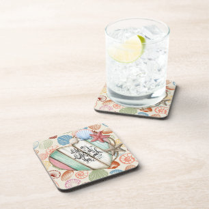 Nautical Beach House  Coaster