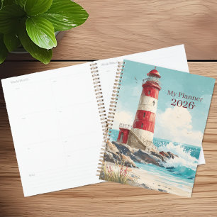 Nautical Beach Lighthouse Planner