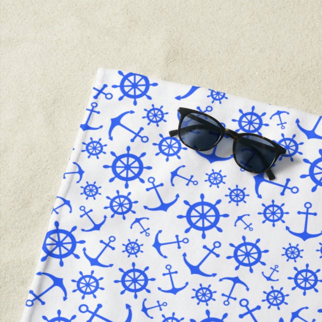 Nautical Beach Towel (In Situ)