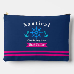 Nautical Best Sailor Navy Accessory Pouch