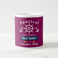  Nautical Best Sailor Wine Red