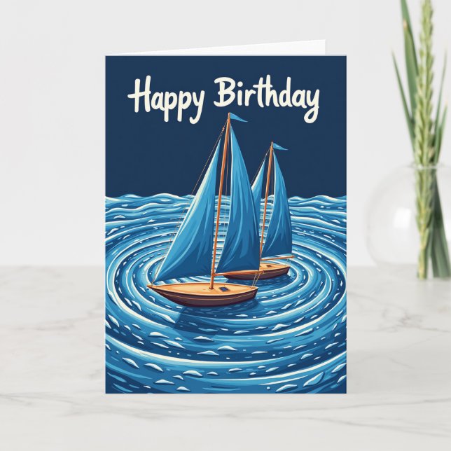 Nautical Birthday Card (Front)