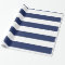 Nautical Blue And White Striped Wrapping Paper