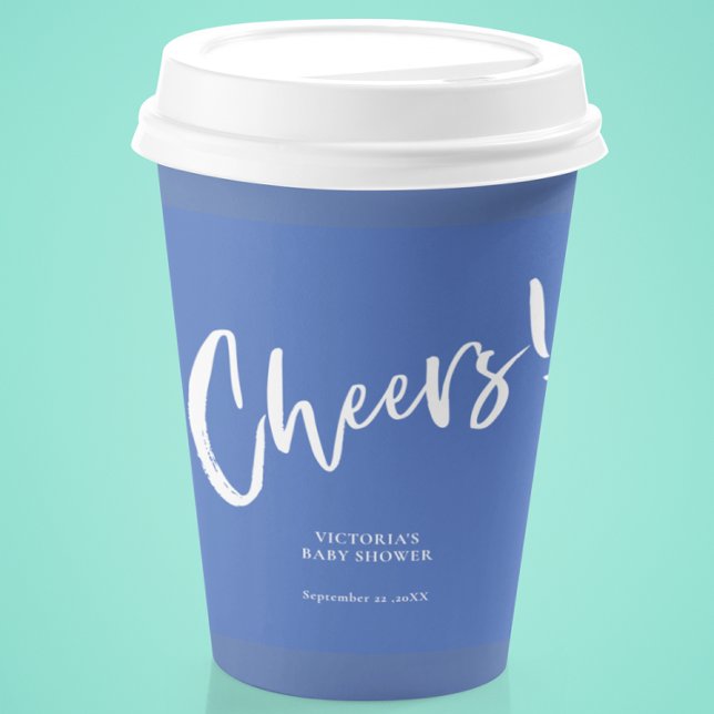 Nautical Blue Baby Shower Paper Cups (Creator Uploaded)