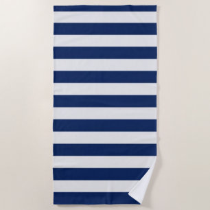 Nautical Blue Beach Towel