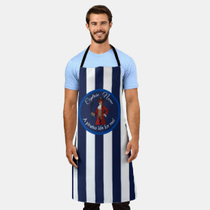 Nautical Blue Boy Pirate Apron