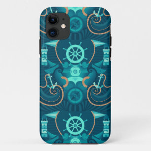 Nautical Blue Design Case-Mate iPhone Case