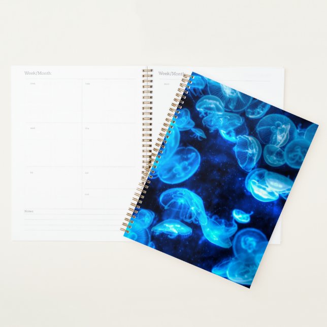 Nautical Blue Jellyfish Marine Life Planner (Display)