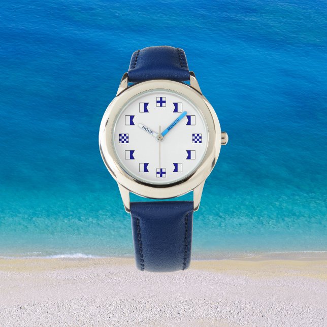 Nautical Blue Sailing Flags for Sailors Watch (Creator Uploaded)