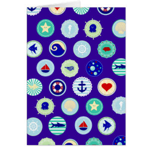 Nautical Blue Sailor Pattern