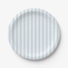 Nautical Blue Stripe Paper Plates