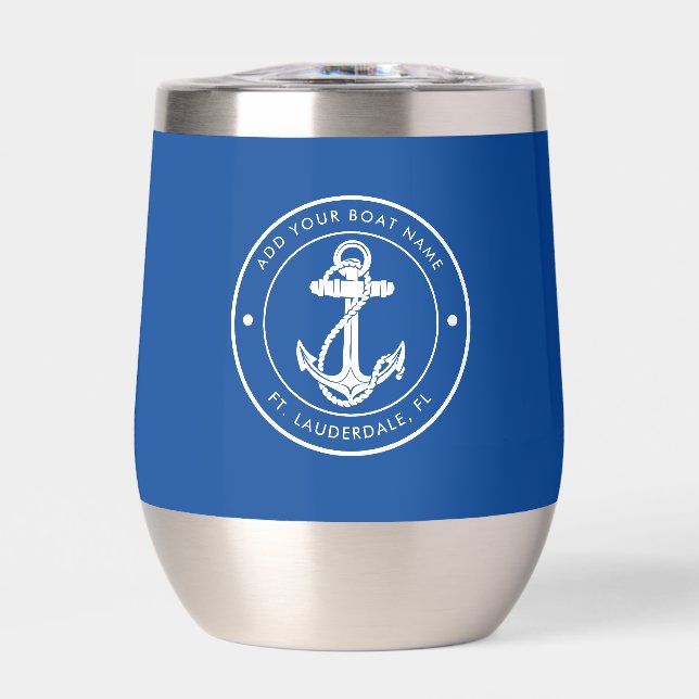 Nautical Boat Anchor and Name Custom (Front)