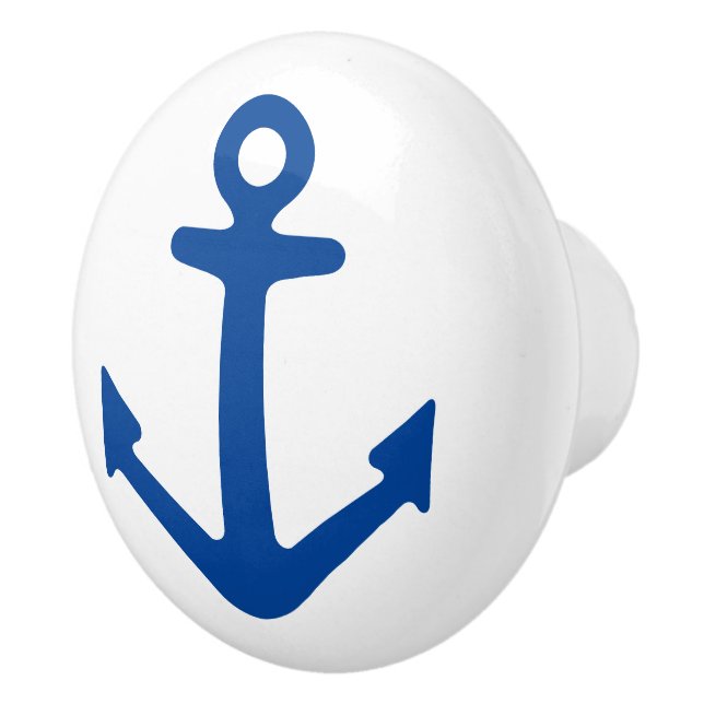 Nautical boat anchor door and drawer pull knobs (Right)