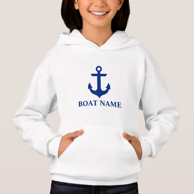 Nautical Boat Name Anchor Girls (Front)