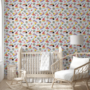 Nautical Boats, Anchors and Bears Wallpaper