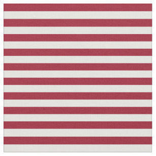Nautical Bold Red and White Stripe   Mix and Match Fabric