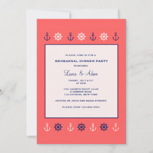Nautical Border Invitation