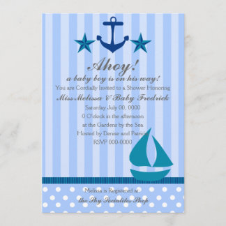 Nautical Boy Invitation