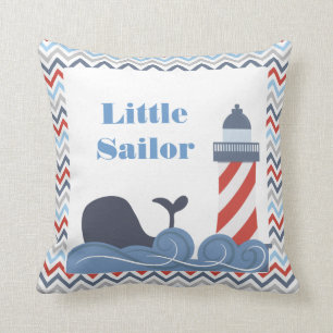 Nautical Boy's Throw Pillow by CBendel Designs