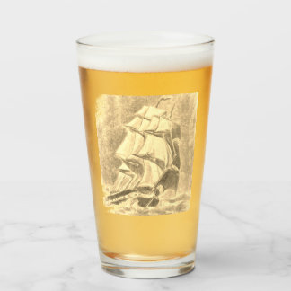 Nautical Brew Glass