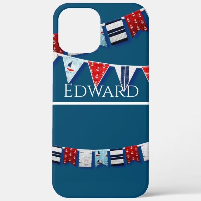 Nautical Bunting Case-Mate iPhone Case (Back)