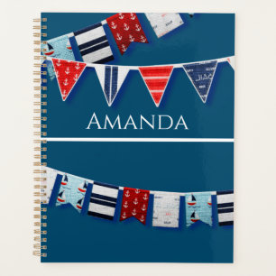 Nautical Bunting Planner