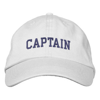 Nautical Captain Cap White