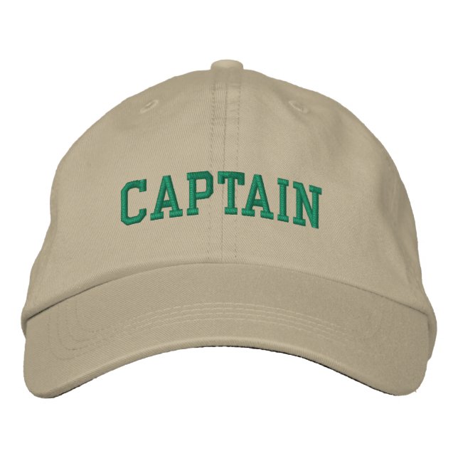 Nautical Captain Khaki Cap (Front)