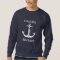 Nautical Captain White Anchor Personalised
