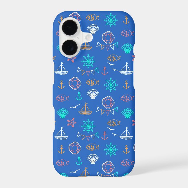 Nautical Chalk Drawing Pattern 1 (Back)