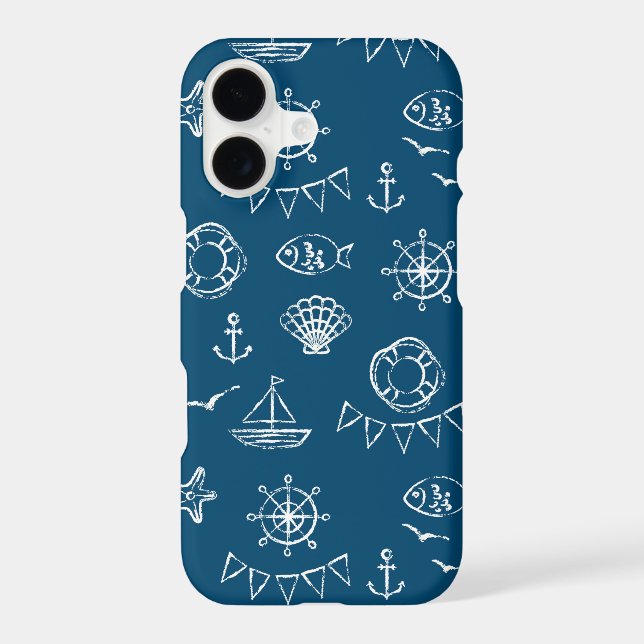 Nautical Chalk Drawing Pattern 2 (Back)