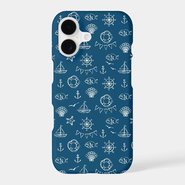 Nautical Chalk Drawing Pattern 2 (Back)
