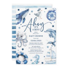 Nautical Charm: Ahoy it's a Boy' Baby Shower