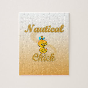 Nautical Chick Jigsaw Puzzle