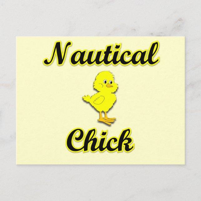 Nautical Chick Postcard (Front)