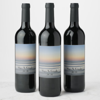Nautical Christening Food and Beverage Label Set