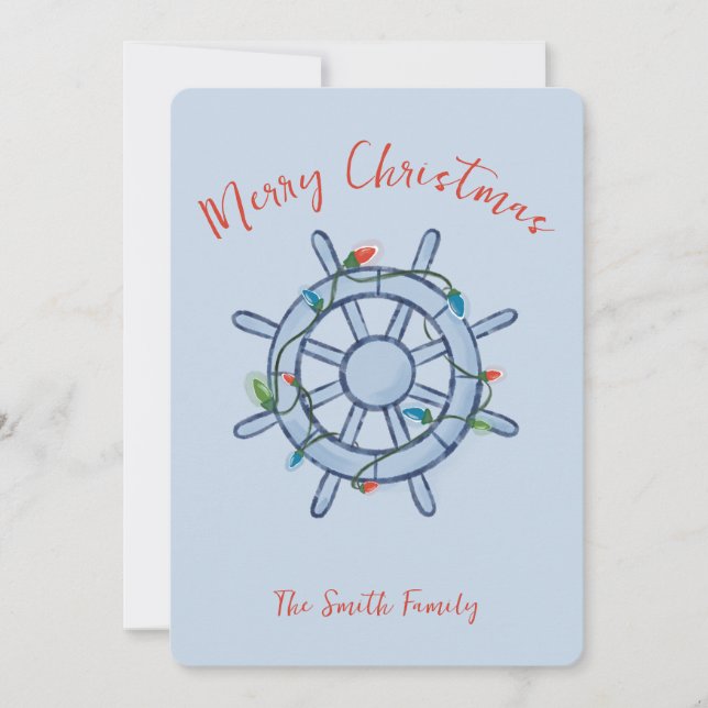 Nautical Christmas Card (Front)