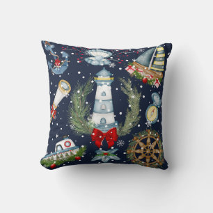 Nautical Christmas Cushion