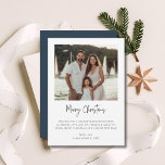 Nautical Christmas Family Photo Maritime Beach Holiday Card<br><div class="desc">Send warm holiday wishes with this nautical Christmas card! It has a fun beach theme,  perfect for a family photo. The tropical,  coastal design and blue beachy colours make it a great way to share your Christmas joy from the oceanfront.</div>