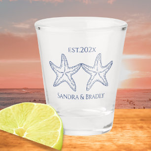 Nautical coastal wedding favour Starfish Shot Glas Shot Glass
