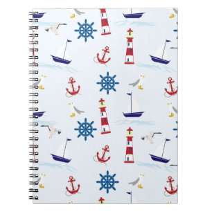 Nautical Collage Notebook