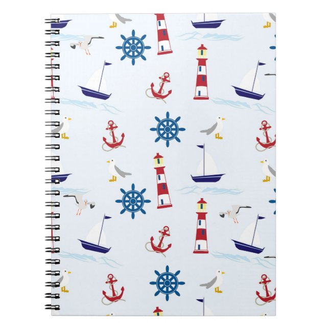 Nautical Collage Notebook (Front)