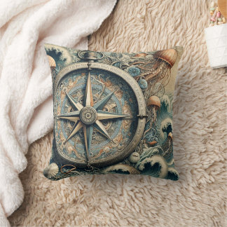 Nautical Compass  3 Cushion