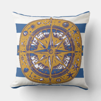 Nautical Compass  Cushion