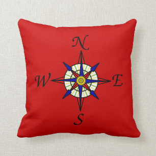 Nautical Compass Cushion