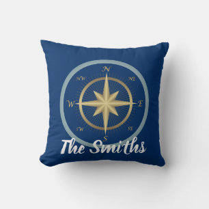 Nautical Compass Cushion